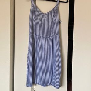 Hollister striped tie back short dress